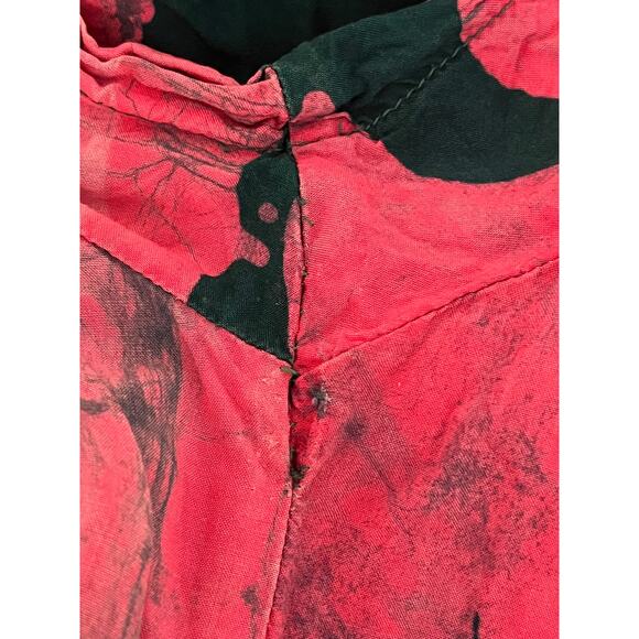 OSEI DURO Sz M Medium Imperium Dress Pool Party Pink Teal Midi Rayon - Picture 13 of 13